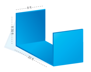 dimensions of flat rack container