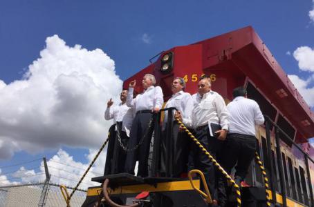 Puente y libramiento ferroviario que conecta a Matamoros con Brownsville