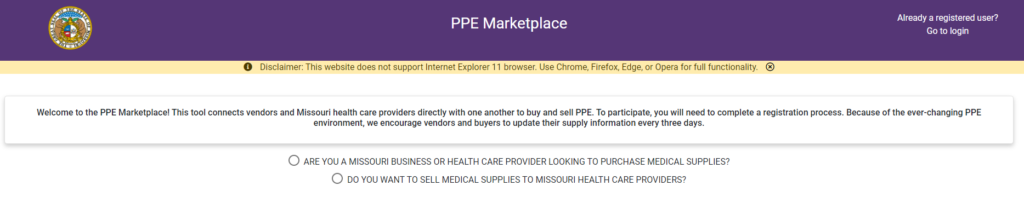 PPE Marketplace