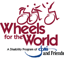 Wheels of the World logo.
